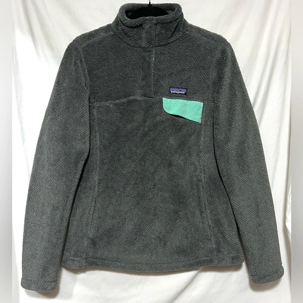 Patagonia Worn Wear Women's Re-Tool Snap-T Pullover Fleece Cozy Winter Warm